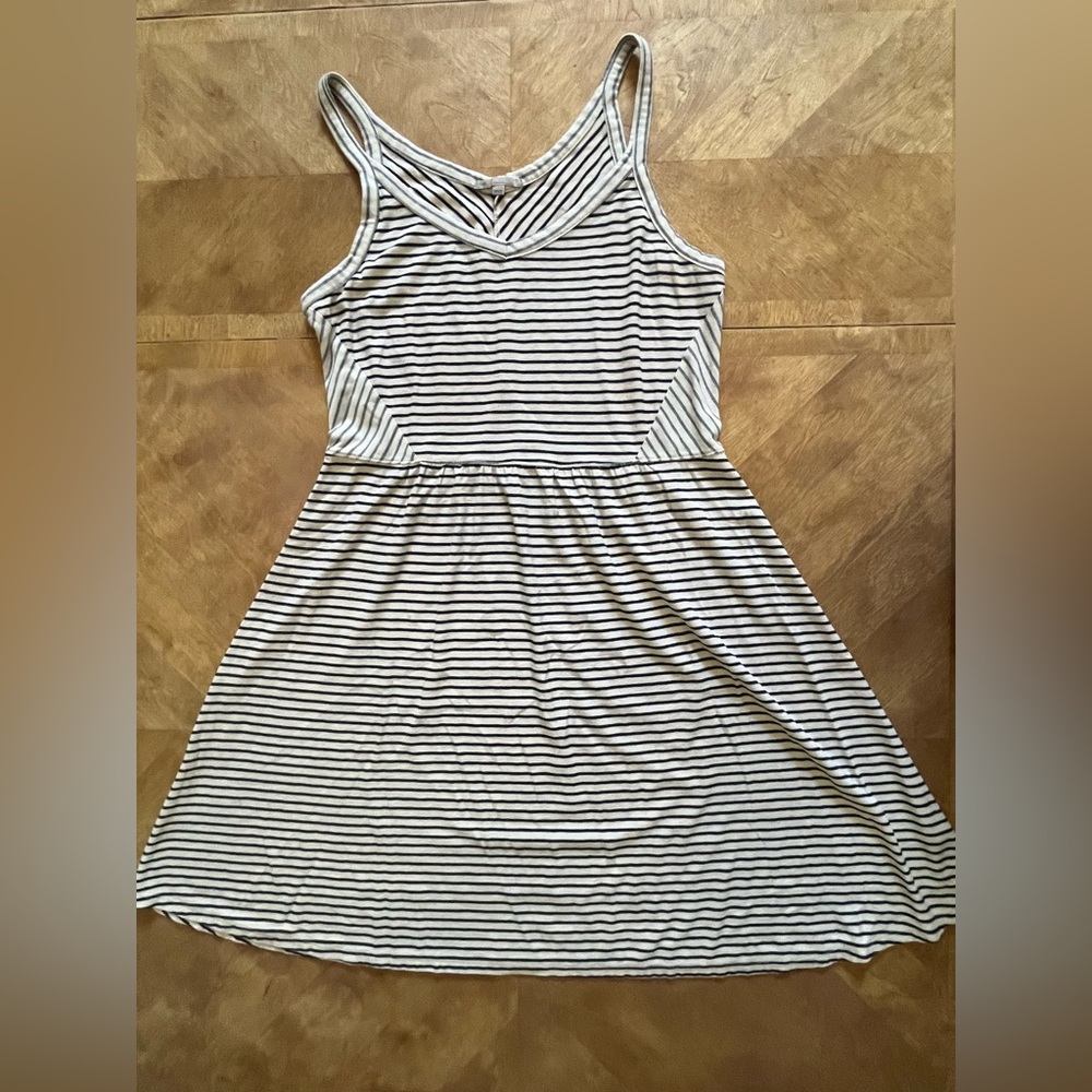 GAP Black & White Tank Top Sundress | Size L